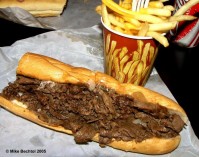 Cheesesteak and Fries